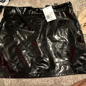 H&M plastic skirt size 2